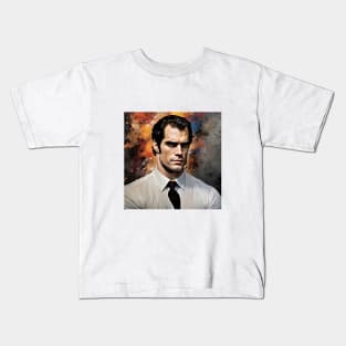 artwork with Henry Cavill Kids T-Shirt